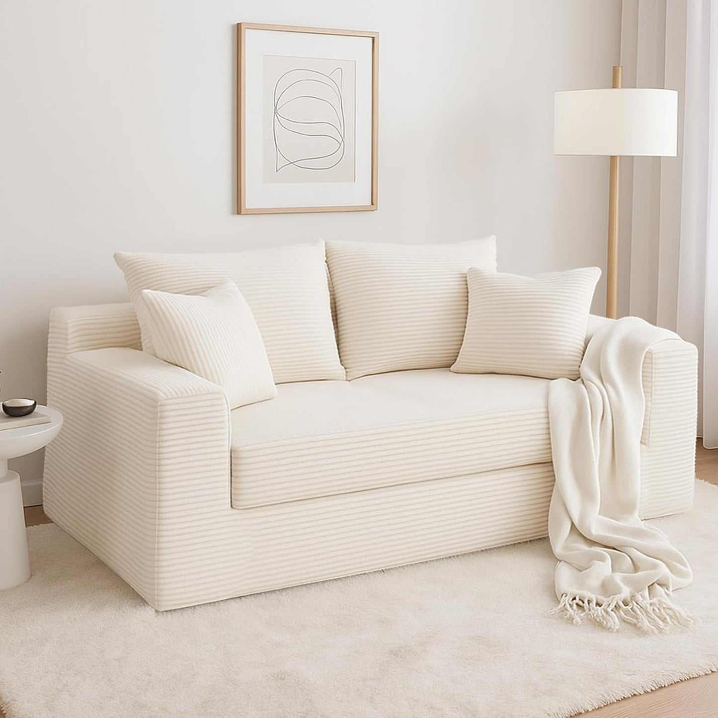 Convertible Sofa Bed, 3 in 1 Loveseat Folding Couch Bed Foldable